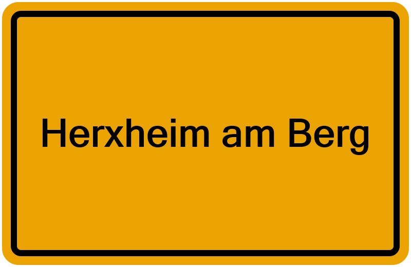 Handelsregisterauszug Herxheim am Berg